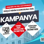 Özel Musa Gül Hastanesinden Kampanya